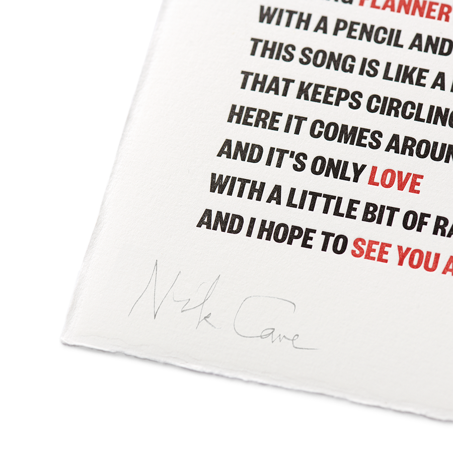 Carnage Letterpress Print