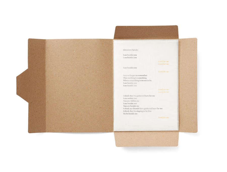 Ghosteen Speaks Letterpress