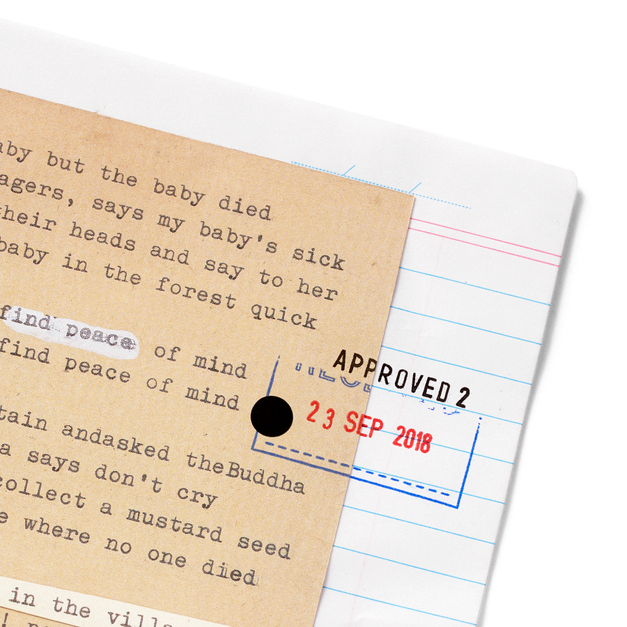 Hollywood Limited Edition Lyric Sheet